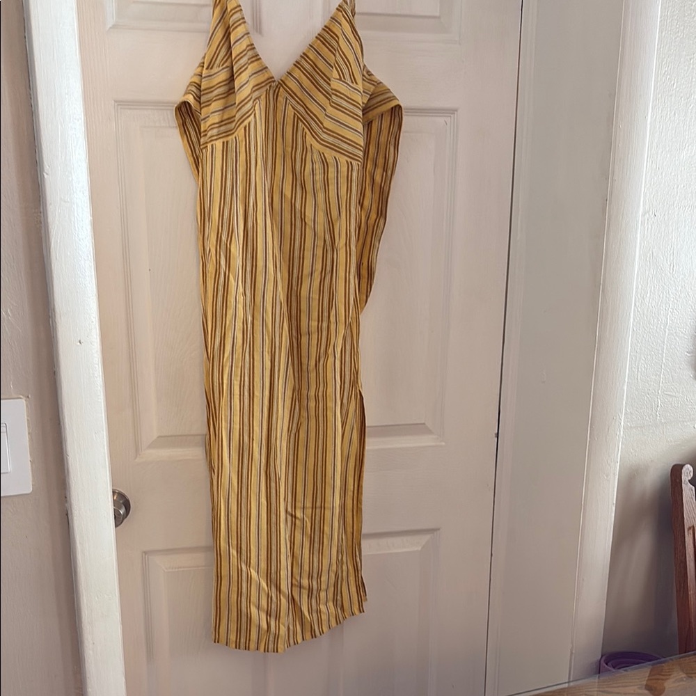 Striped Yellow Dress